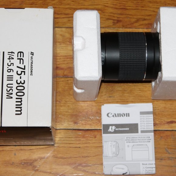 Canon Rebel T3 Camera w/ 2x Lens + Focal Tripod + Ring Light = 74-300mm Lens - Picture 8 of 12